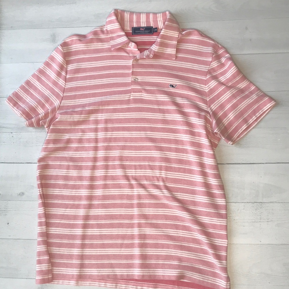 Vineyard Vines Striped Polo Shirt